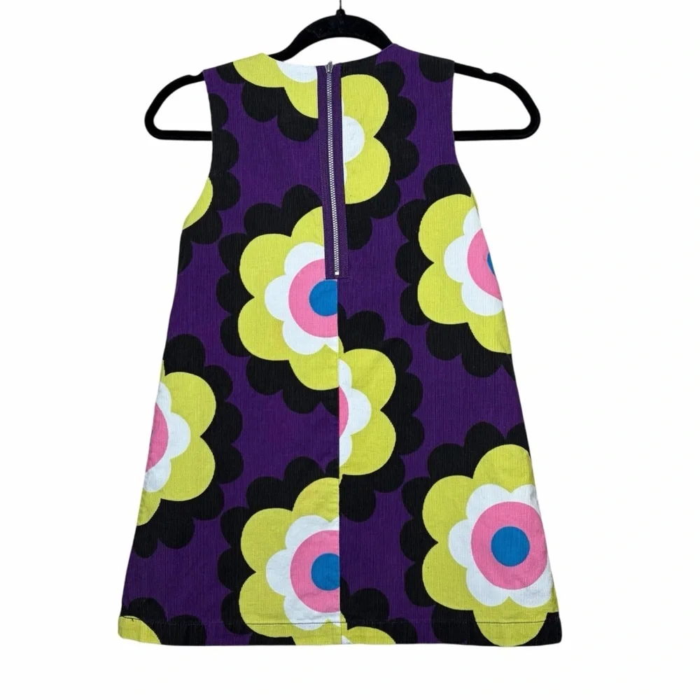 Mini Boden Retro Corduroy Sleeveless Dress 70s Style Size 7-8 Years